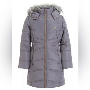 Calvin Klein Toddler Girls Aerial Hooded Jacket (Size: 2T); New With Tag